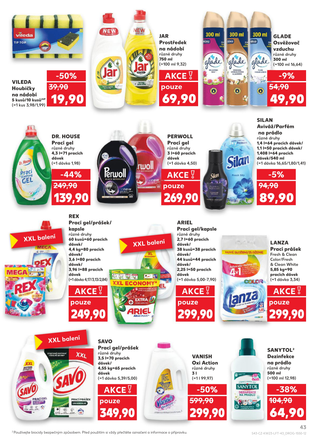 Leták Kaufland leták Třebíč, Brněnská - strana 43
