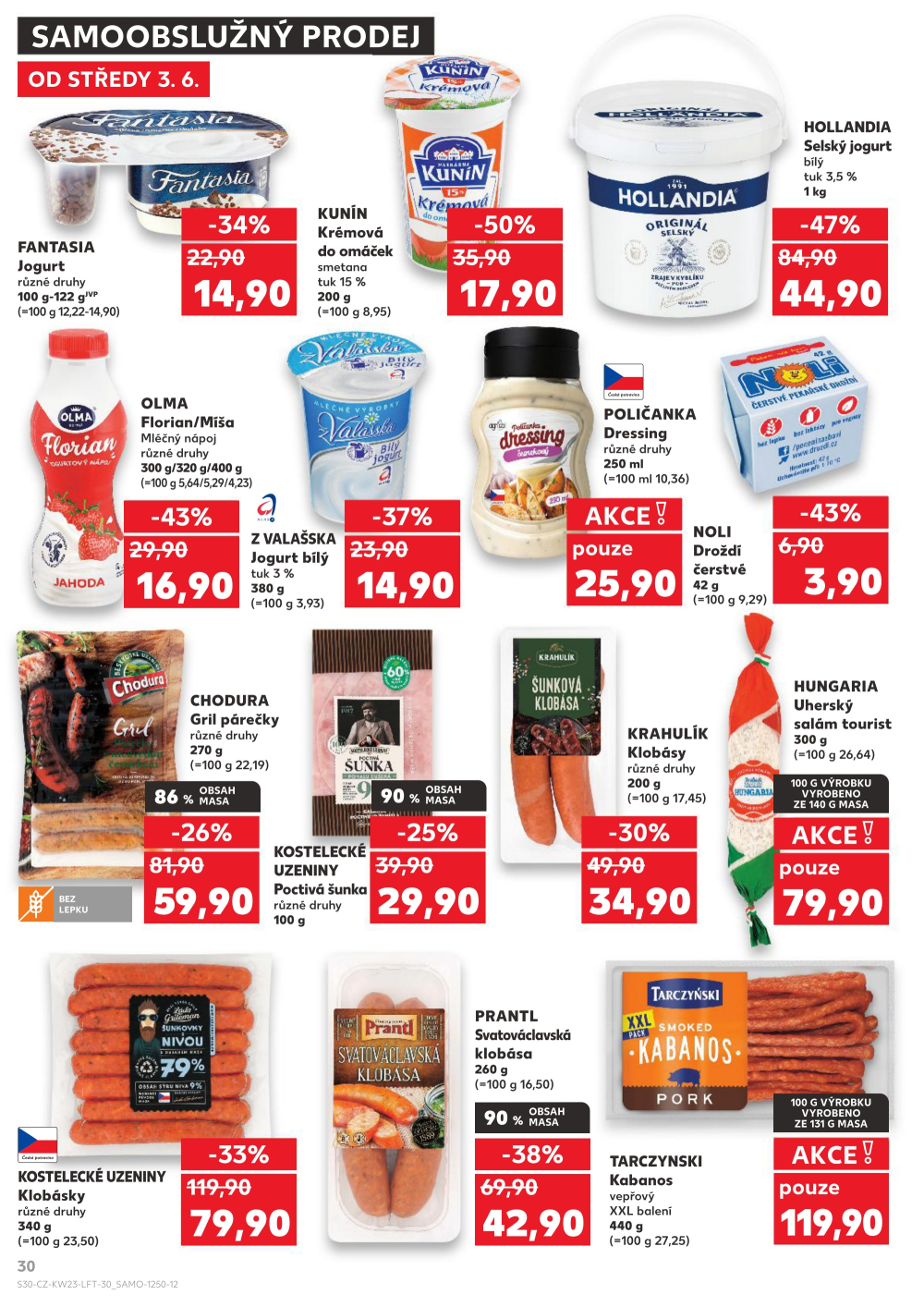 Leták Kaufland leták Praha 4 - Michle - strana 30