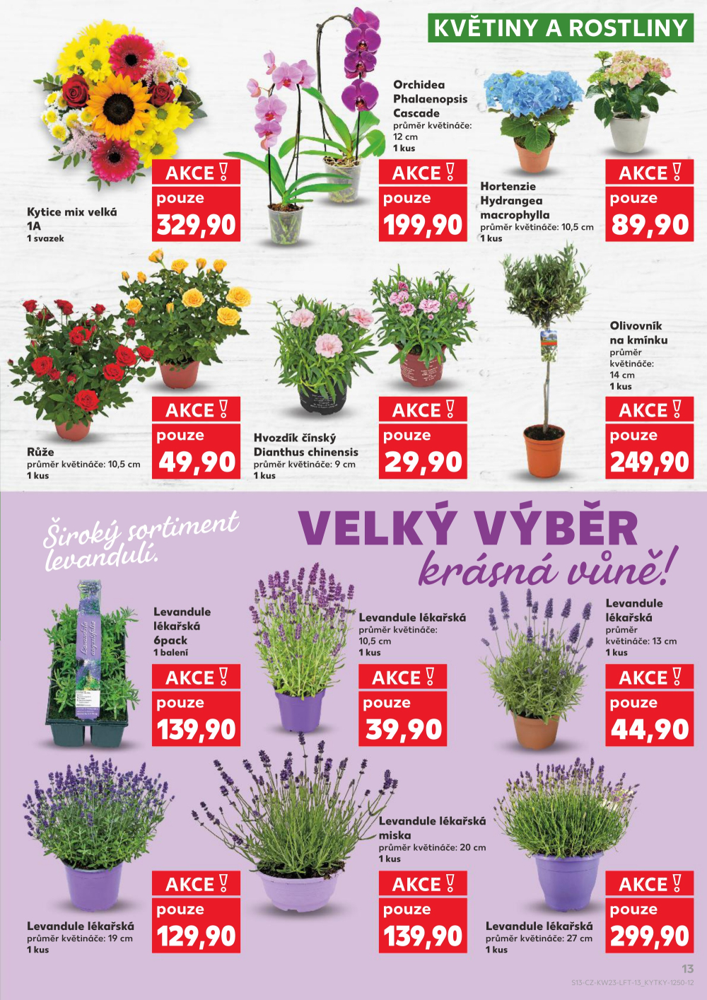 Leták Kaufland Turnov, Sobotecká - strana 13
