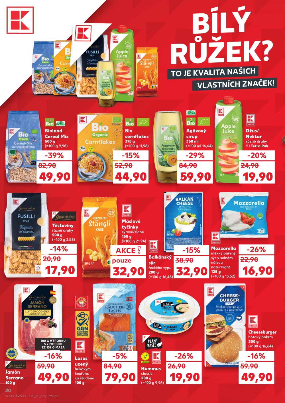 Leták Kaufland Turnov, Sobotecká - strana 20