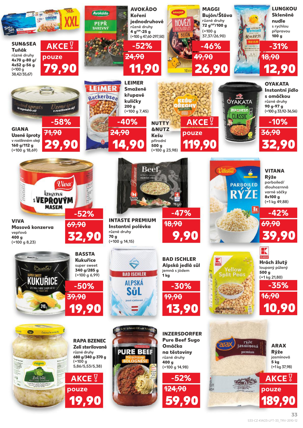 Leták Kaufland leták Brandýs nad Labem - strana 33