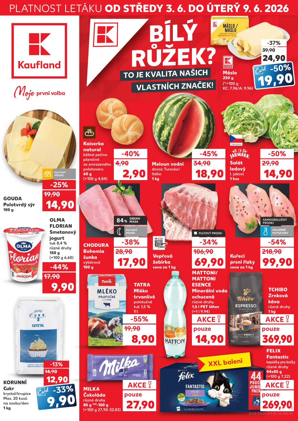 Leták Kaufland leták Praha 8 - Libeň - strana 1