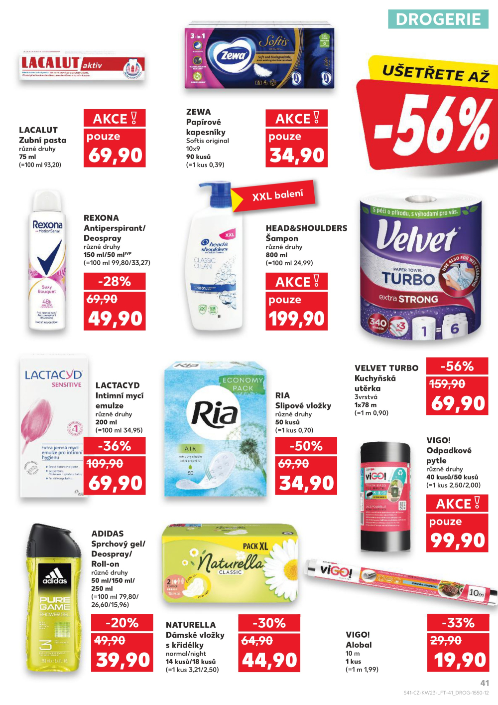 Leták Kaufland leták Praha 8 - Libeň - strana 41