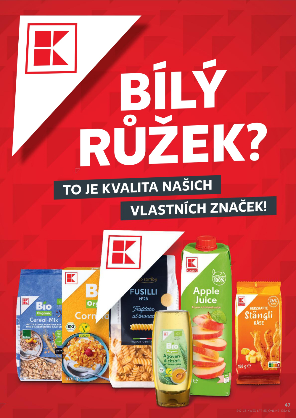 Leták Kaufland leták Praha 9 - Hloubětín - strana 47