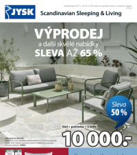 Akční leták Jysk  - Výprodej a další skvělé nabídky