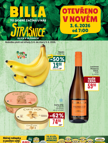BILLA leták - Strašnice, V Olšinách
