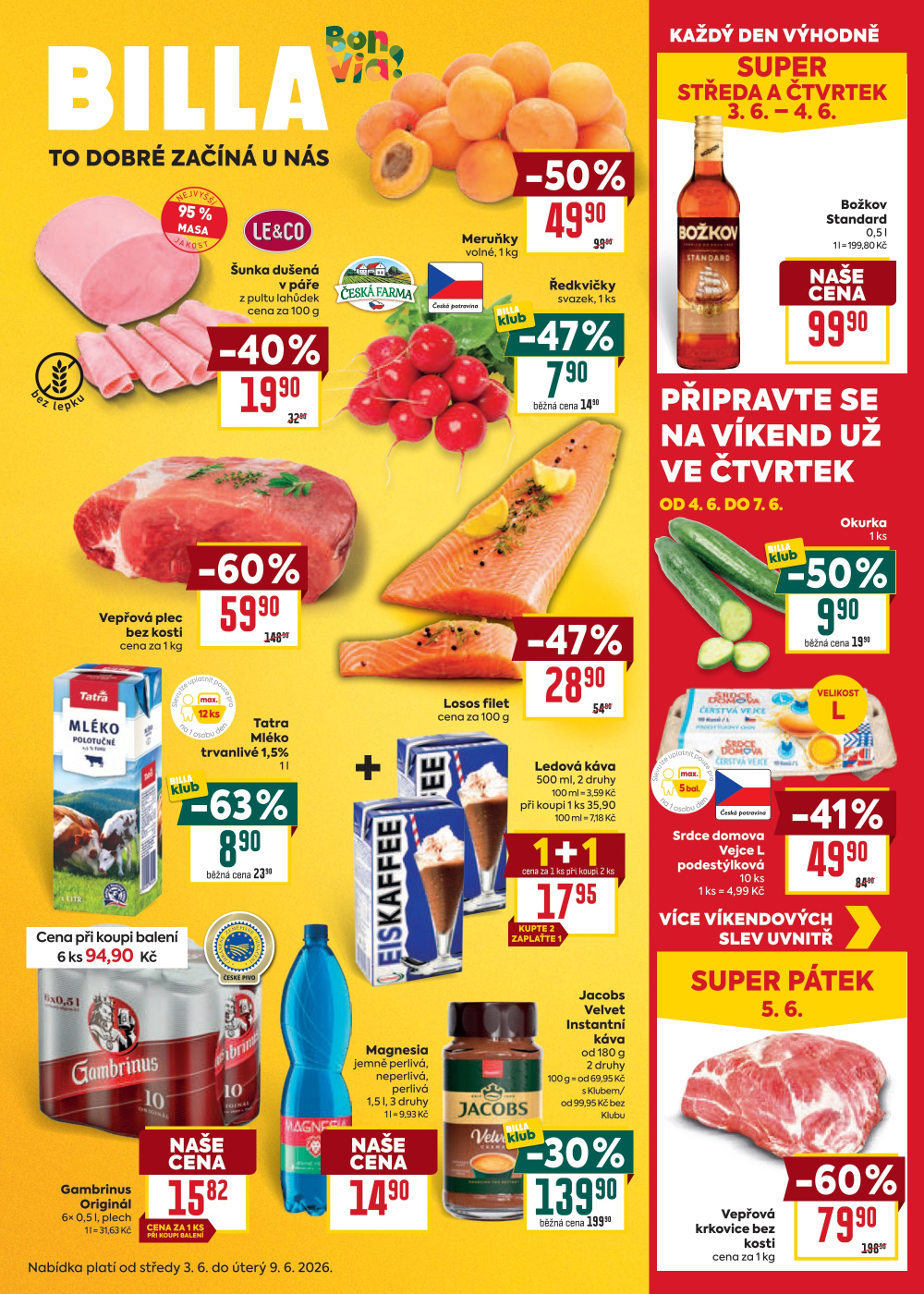 Leták BILLA velký leták - strana 1