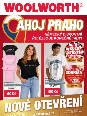 Woolworth leták - Praha
