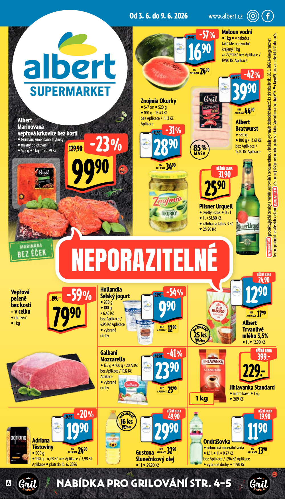 Leták Albert Supermarket leták - strana 1