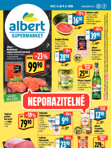 Albert Supermarket leták