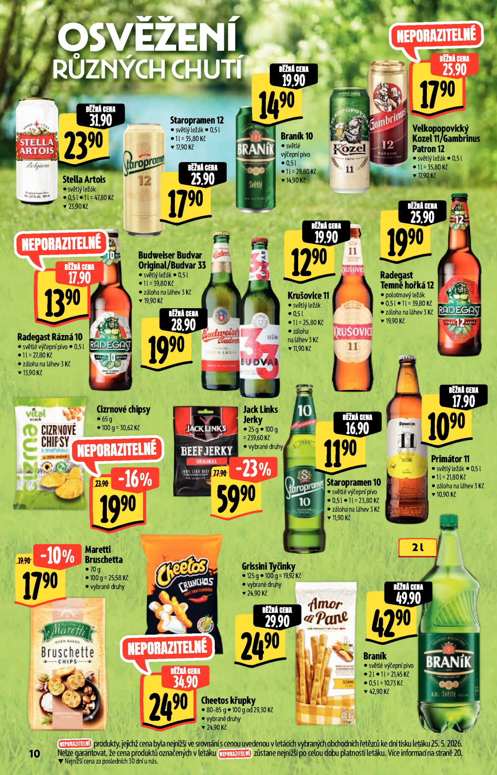 Leták Albert Hypermarket leták - Neporazitelné léto - strana 10