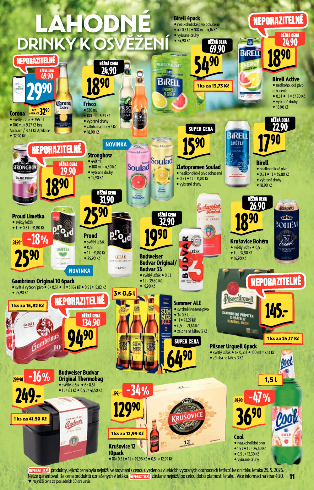 Leták Albert Hypermarket leták - Neporazitelné léto - strana 11