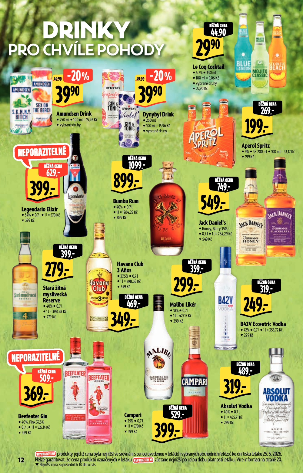 Leták Albert Hypermarket leták - Neporazitelné léto - strana 12