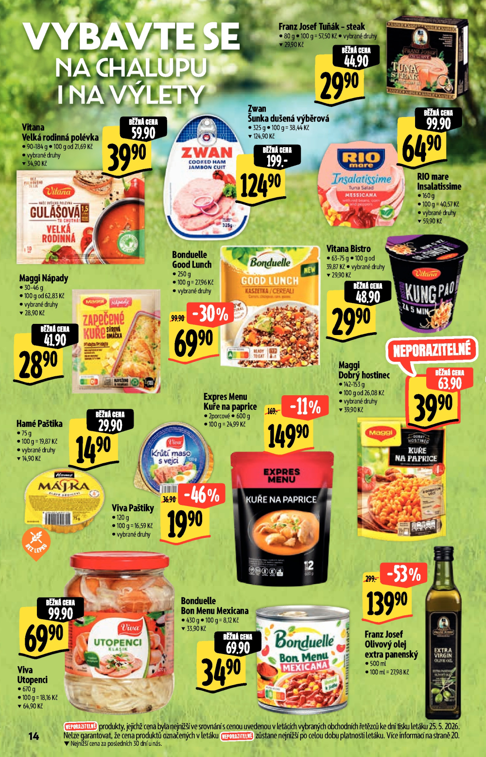 Leták Albert Hypermarket leták - Neporazitelné léto - strana 14