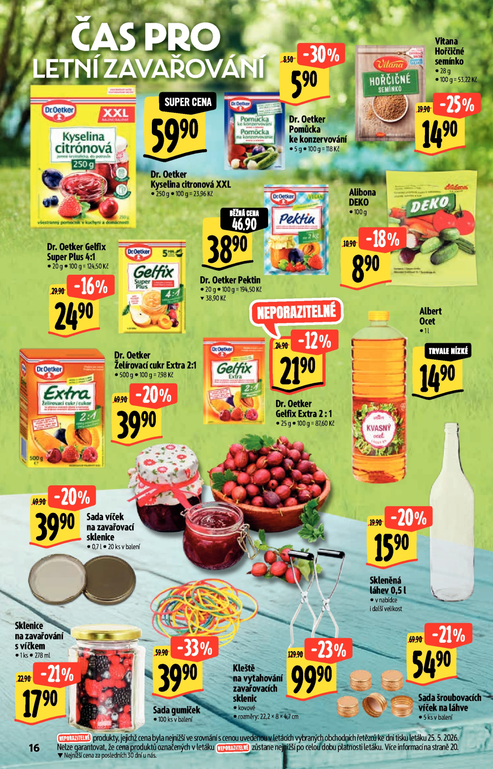 Leták Albert Hypermarket leták - Neporazitelné léto - strana 16