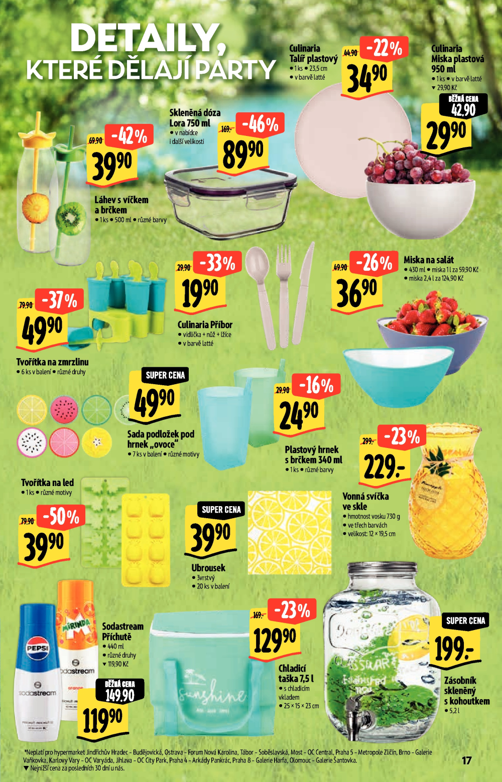 Leták Albert Hypermarket leták - Neporazitelné léto - strana 17