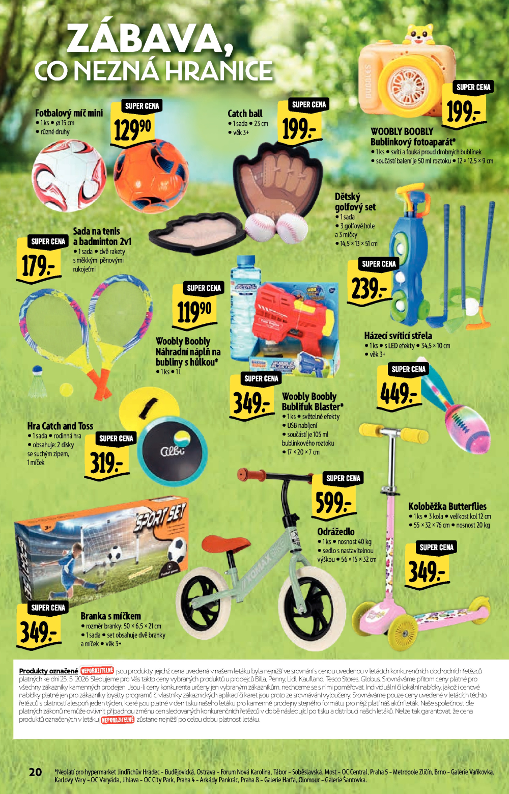 Leták Albert Hypermarket leták - Neporazitelné léto - strana 20