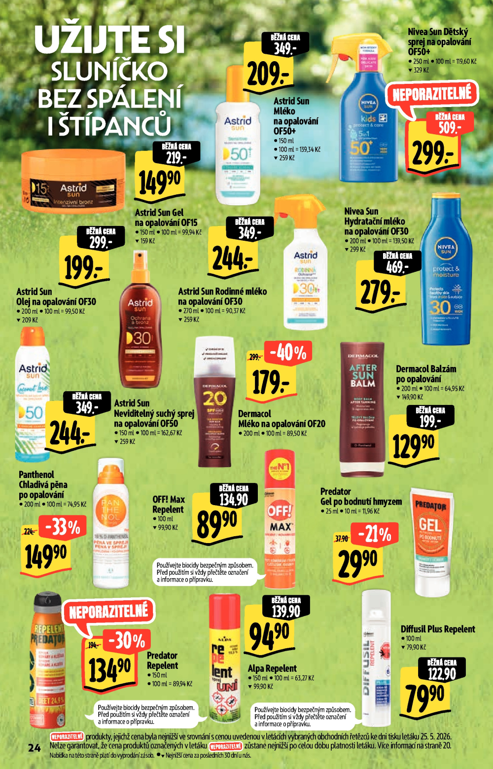 Leták Albert Hypermarket leták - Neporazitelné léto - strana 24