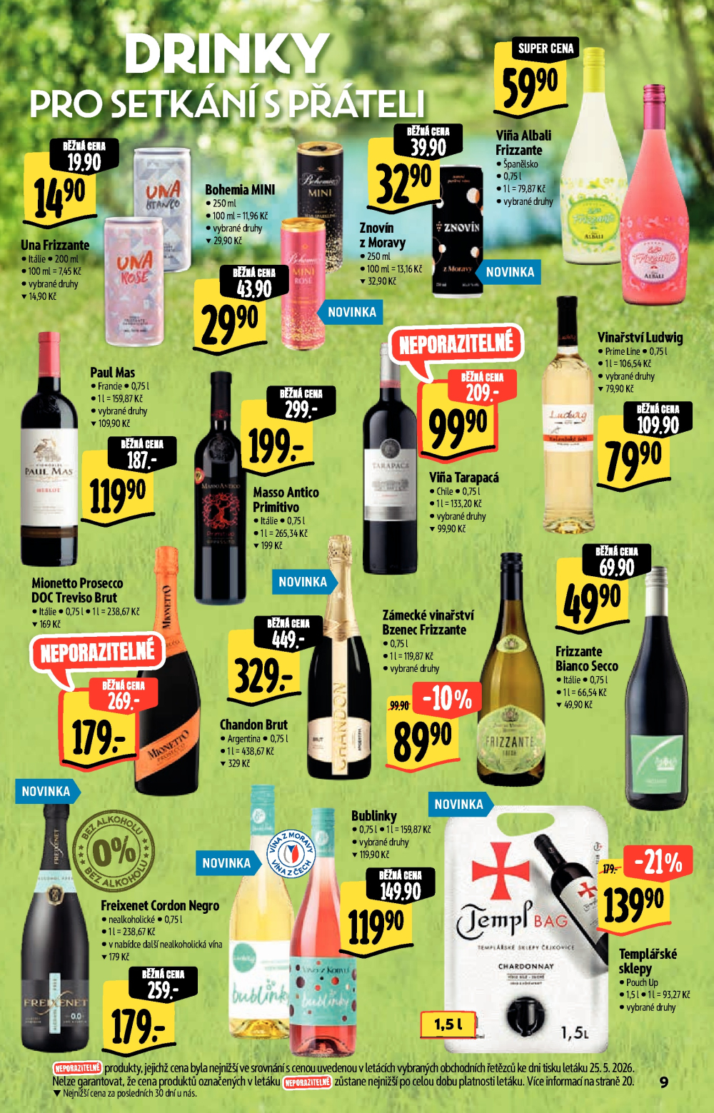 Leták Albert Hypermarket leták - Neporazitelné léto - strana 9