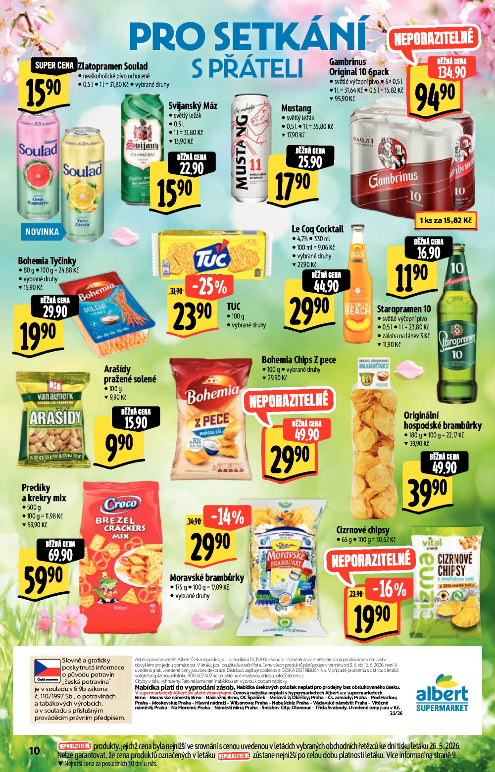 Leták Albert Supermarket leták - Neporazitelné léto - strana 10