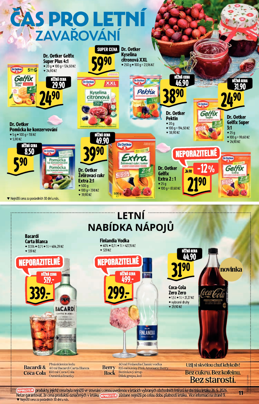 Leták Albert Supermarket leták - Neporazitelné léto - strana 11