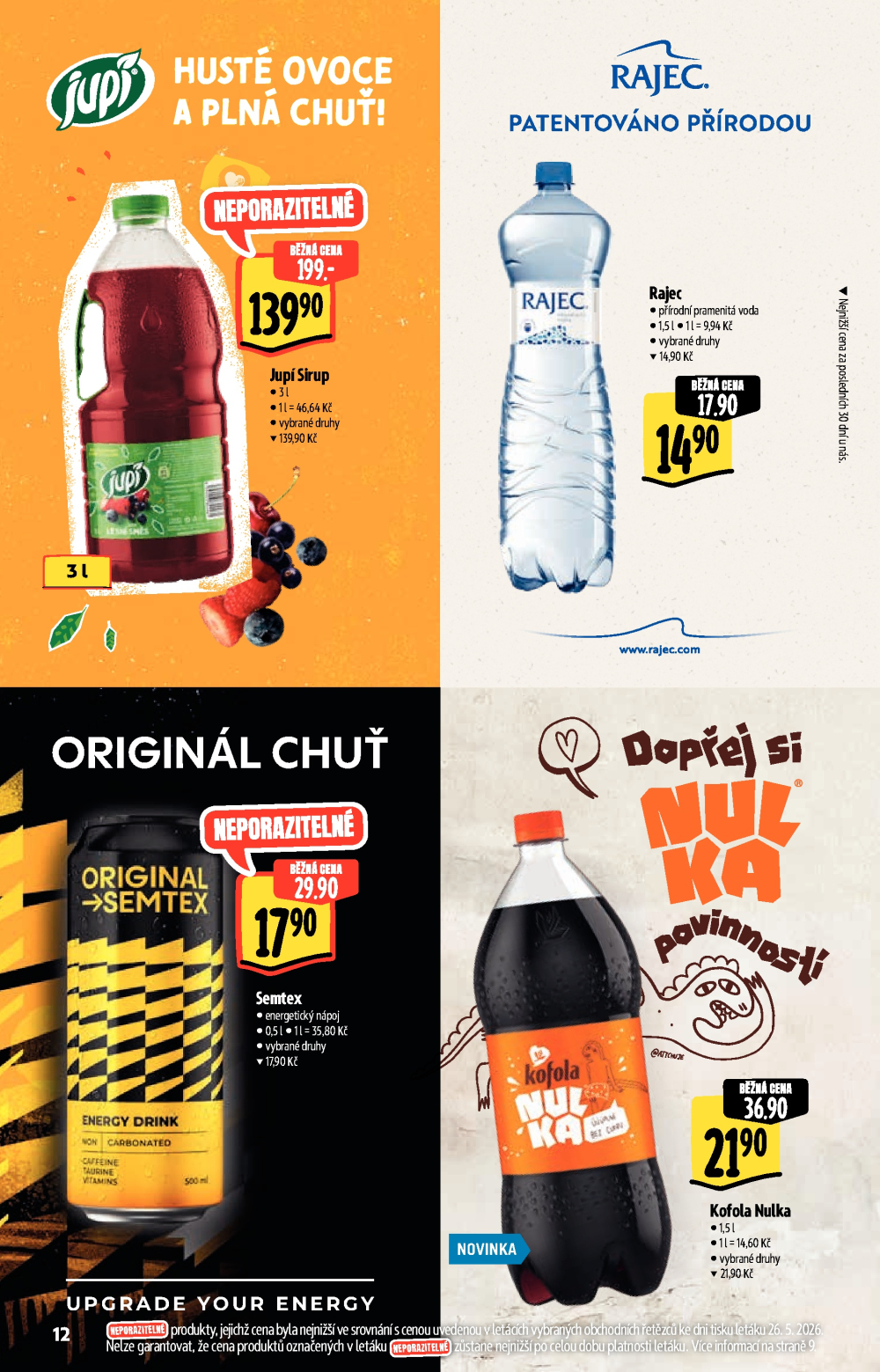 Leták Albert Supermarket leták - Neporazitelné léto - strana 12