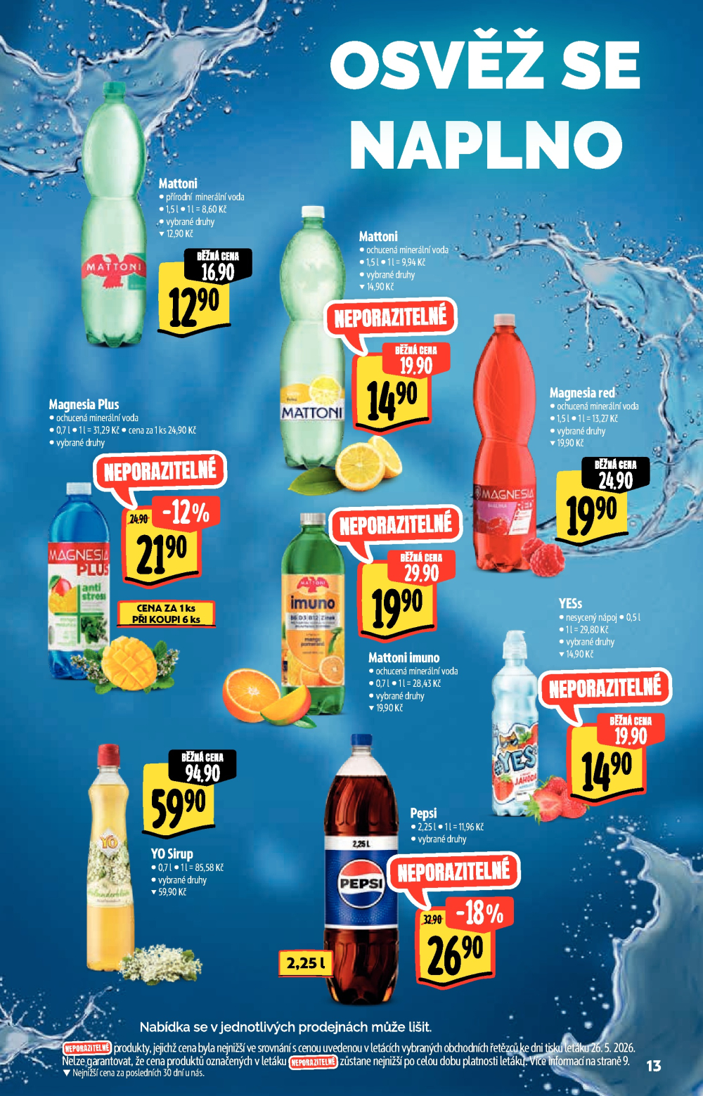 Leták Albert Supermarket leták - Neporazitelné léto - strana 13