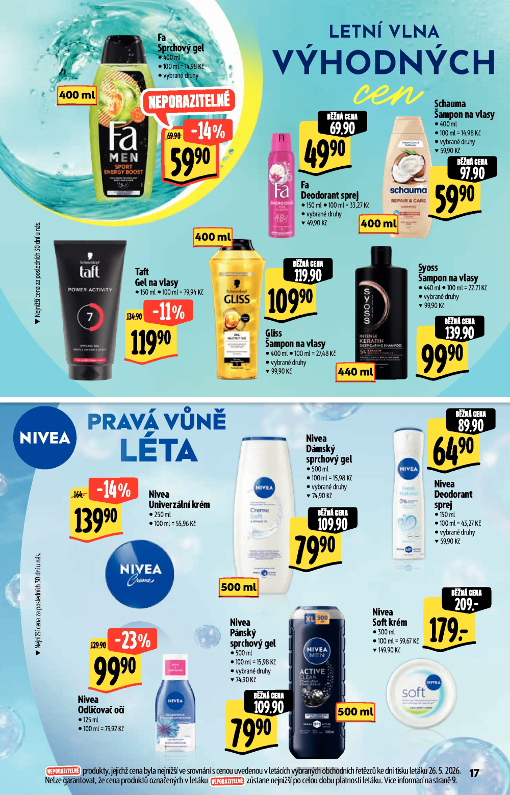 Leták Albert Supermarket leták - Neporazitelné léto - strana 17
