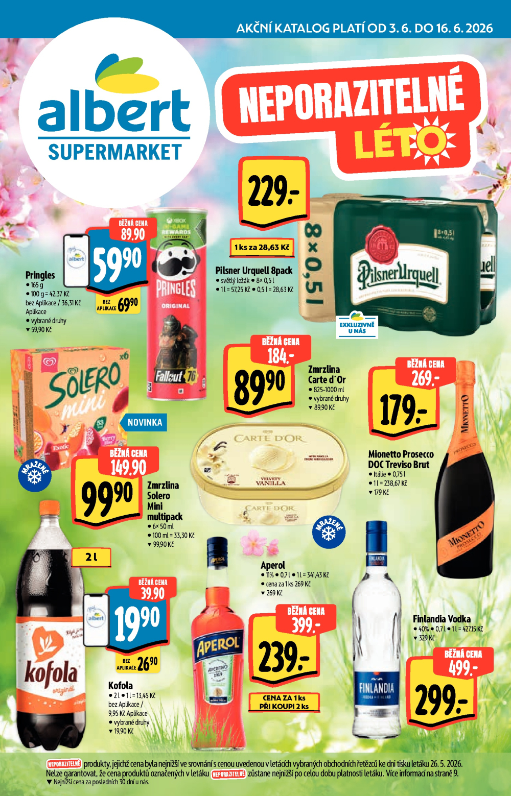 Leták Albert Supermarket leták - Neporazitelné léto - strana 1