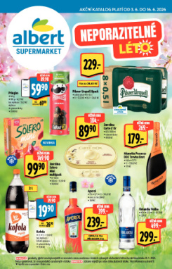 Albert Supermarket leták - Neporazitelné léto