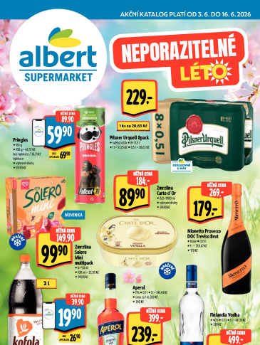 Albert Supermarket leták - Neporazitelné léto