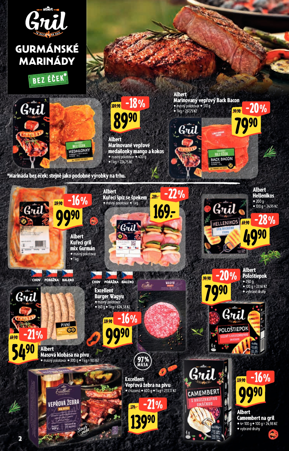 Leták Albert Supermarket leták - Neporazitelné léto - strana 2