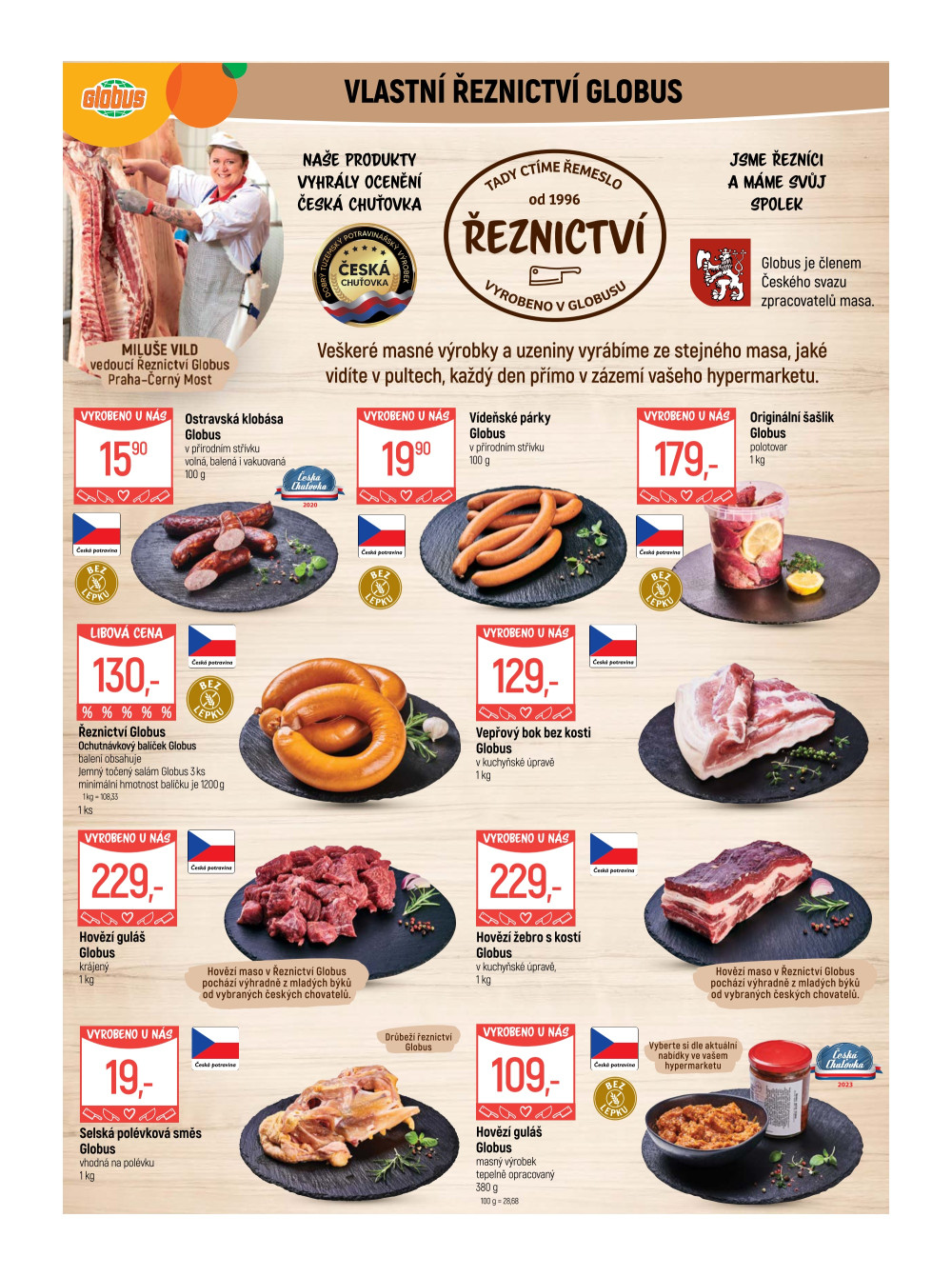 Leták Globus leták Praha - Černý Most - strana 5