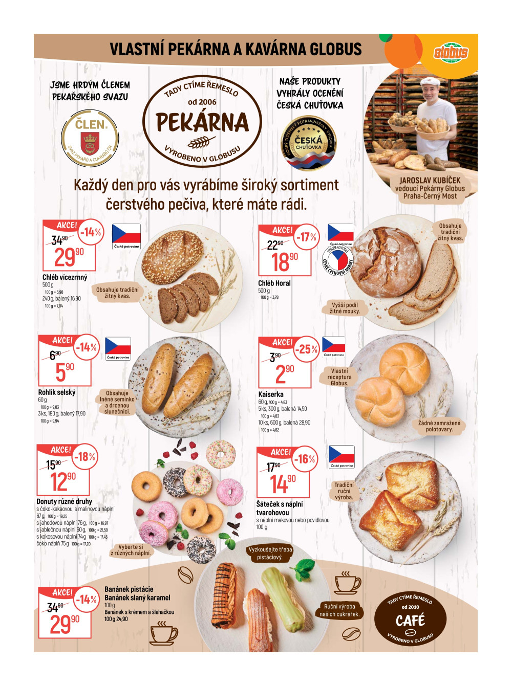 Leták Globus leták Praha - Černý Most - strana 6
