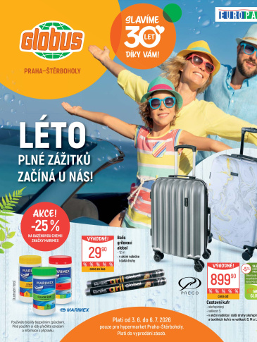 Globus leták Praha - Štěrboholy - Léto plné zážitků