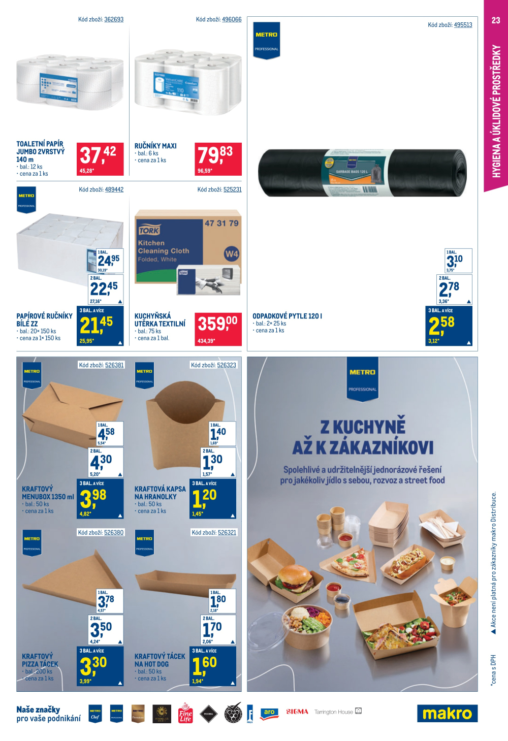 Leták Makro leták - Gastronomie - strana 23