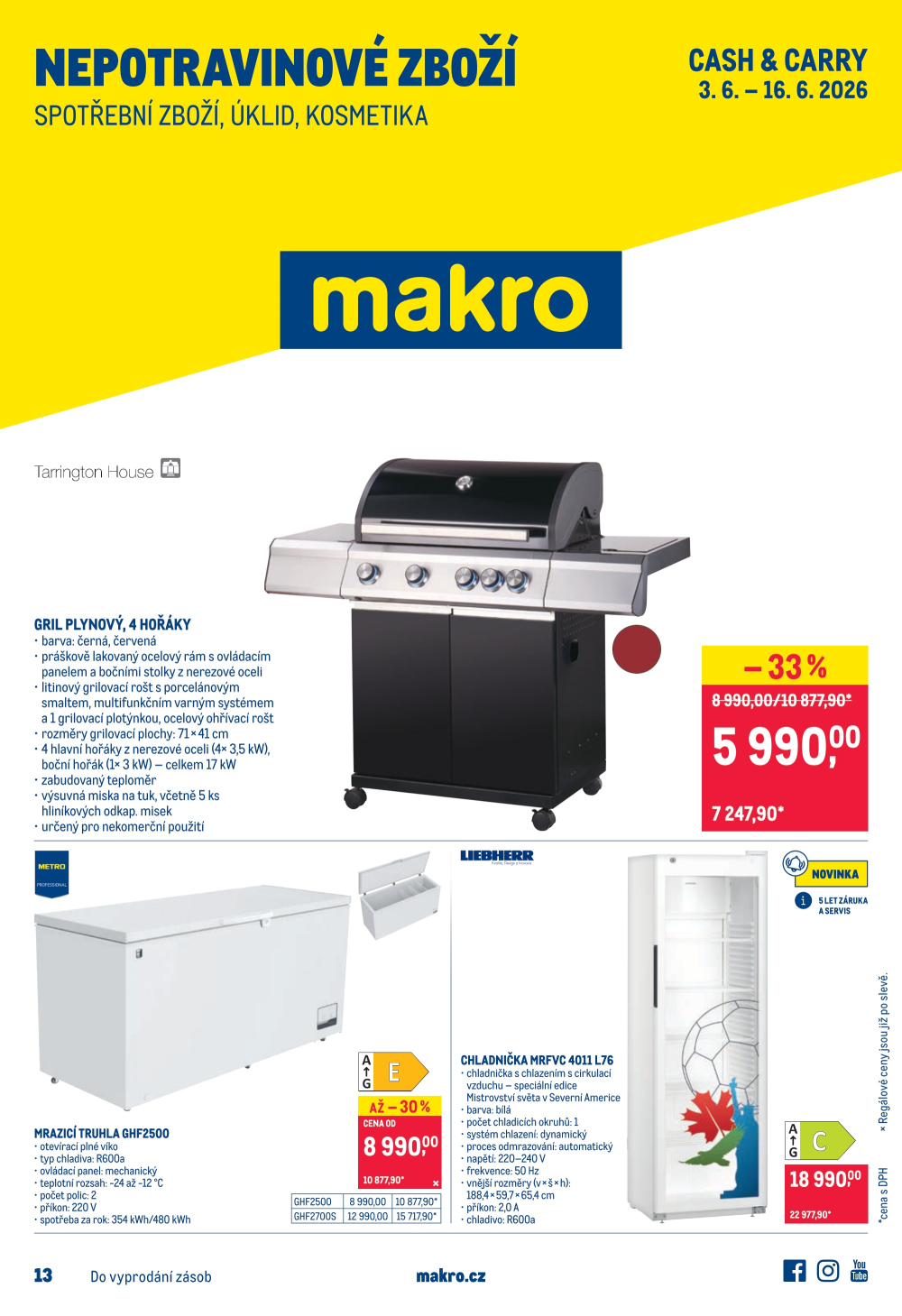 Leták Makro leták - Spotřební zboží, úklid, kosmetika - strana 1