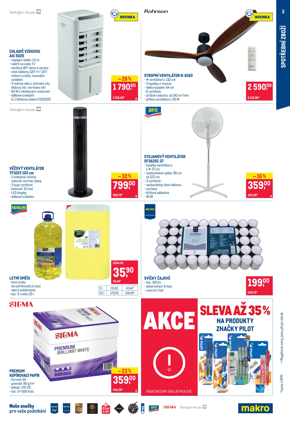 Leták Makro leták - Spotřební zboží, úklid, kosmetika - strana 3