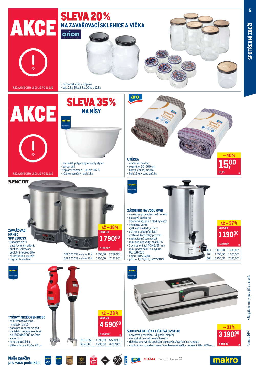 Leták Makro leták - Spotřební zboží, úklid, kosmetika - strana 5