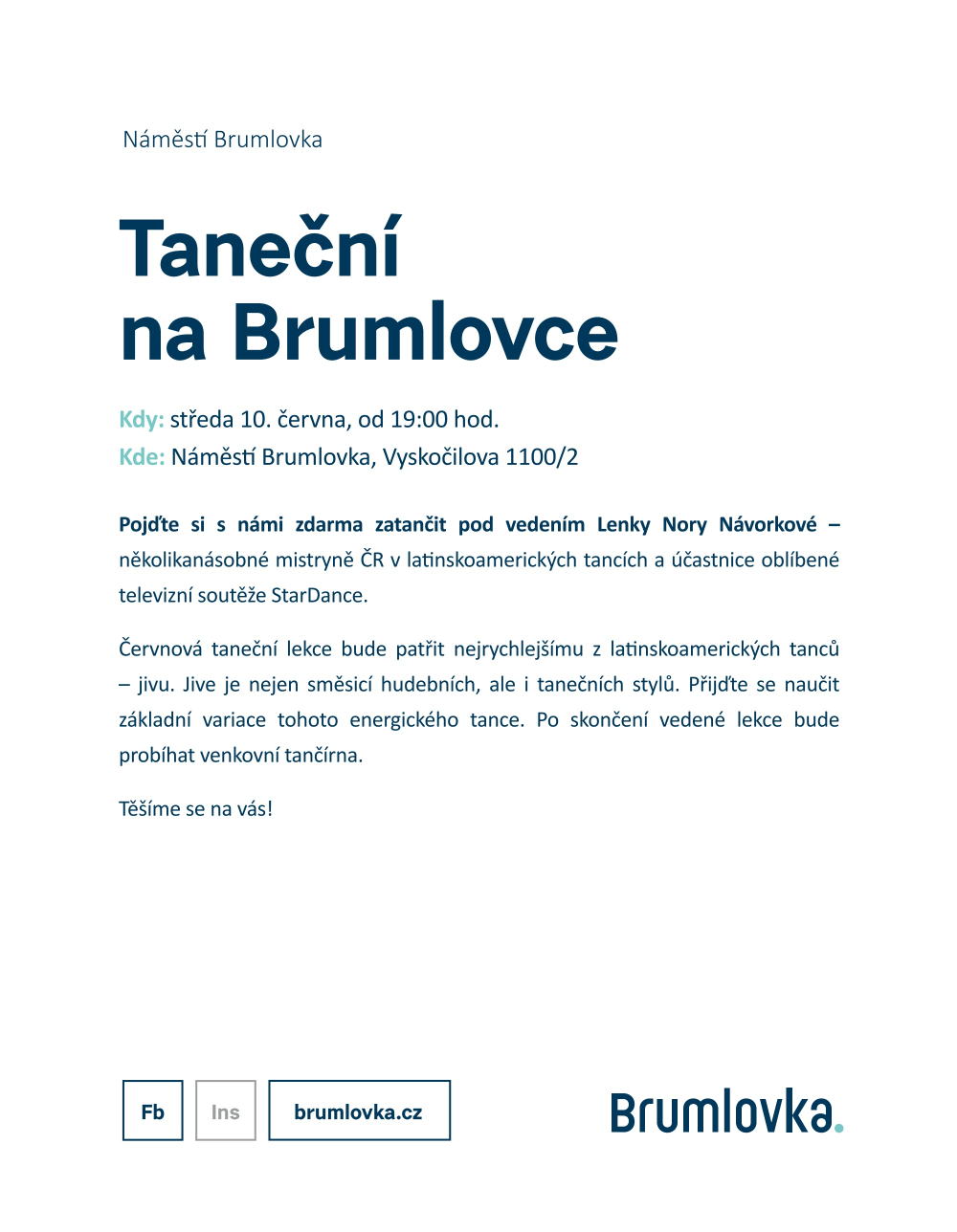 Leták eBrumlovka magazín - strana 7