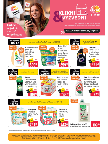 Teta drogerie - Speciální nabídka e-shop