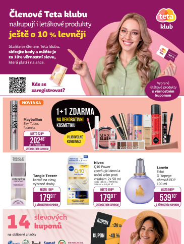 Teta drogerie - Teta klub