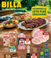 Akční leták BILLA  - Léto plné grilování