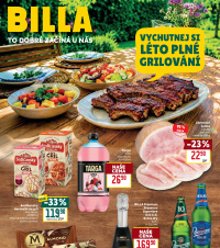 Akční leták BILLA  - Léto plné grilování