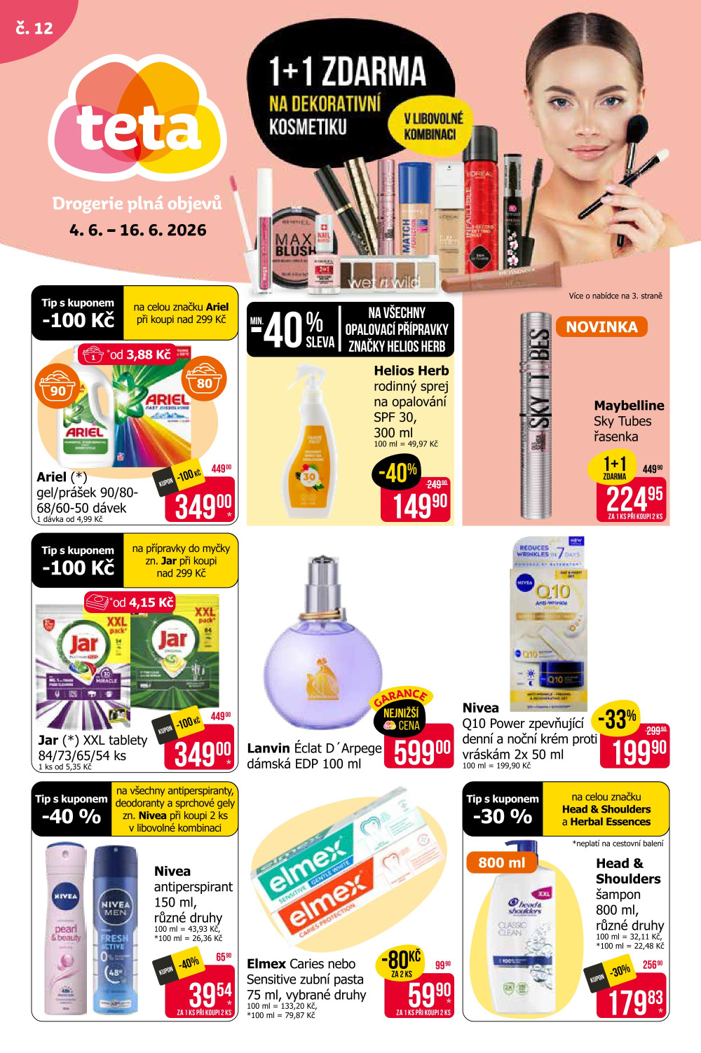 Leták Teta drogerie leták - strana 1