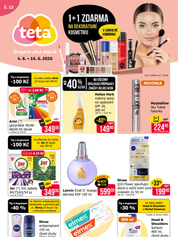 Teta drogerie leták
