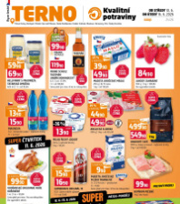 Akční leták Terno  - České Budějovice, Hradec Králové, Olomouc, Týn nad Vltavou, Třeboň, Bechyně, Trhové Sviny, Borovany, Zlín, Český K