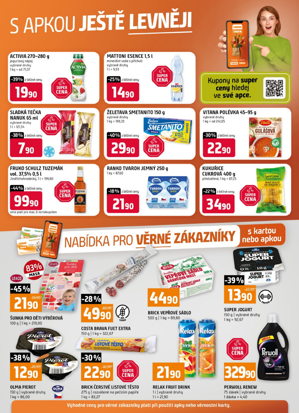Leták Terno leták - České Budějovice, Hradec Králové, Olomouc, Týn nad Vltavou, Třeboň, Bechyně, Trhové Sviny, Borovany, Zlín, Český K - strana 20