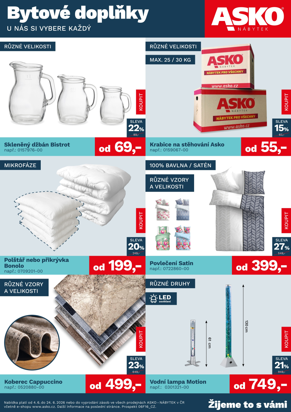 Leták ASKO nábytek leták - Bytové doplňky - strana 1