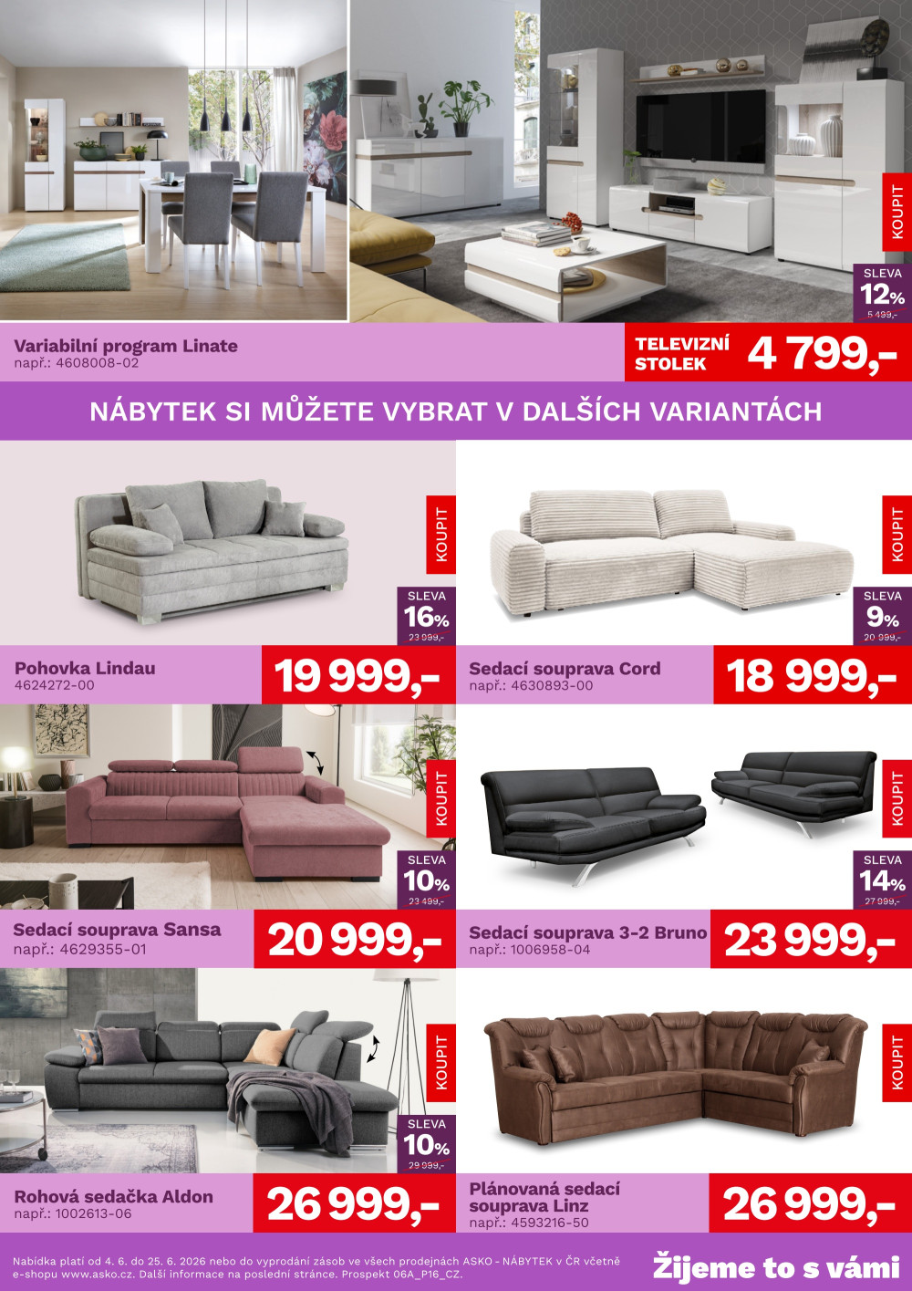 Leták ASKO nábytek leták - Akční nabídka - strana 2